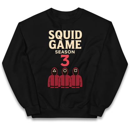 Squid Games Season 3 Kids Jumper