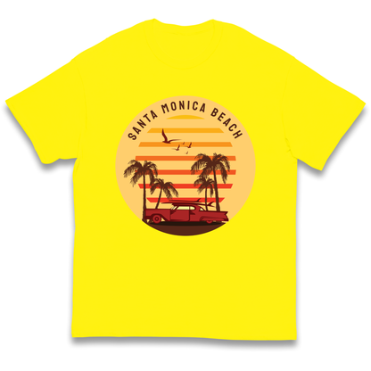 Santa Monica Beach kids t shirt