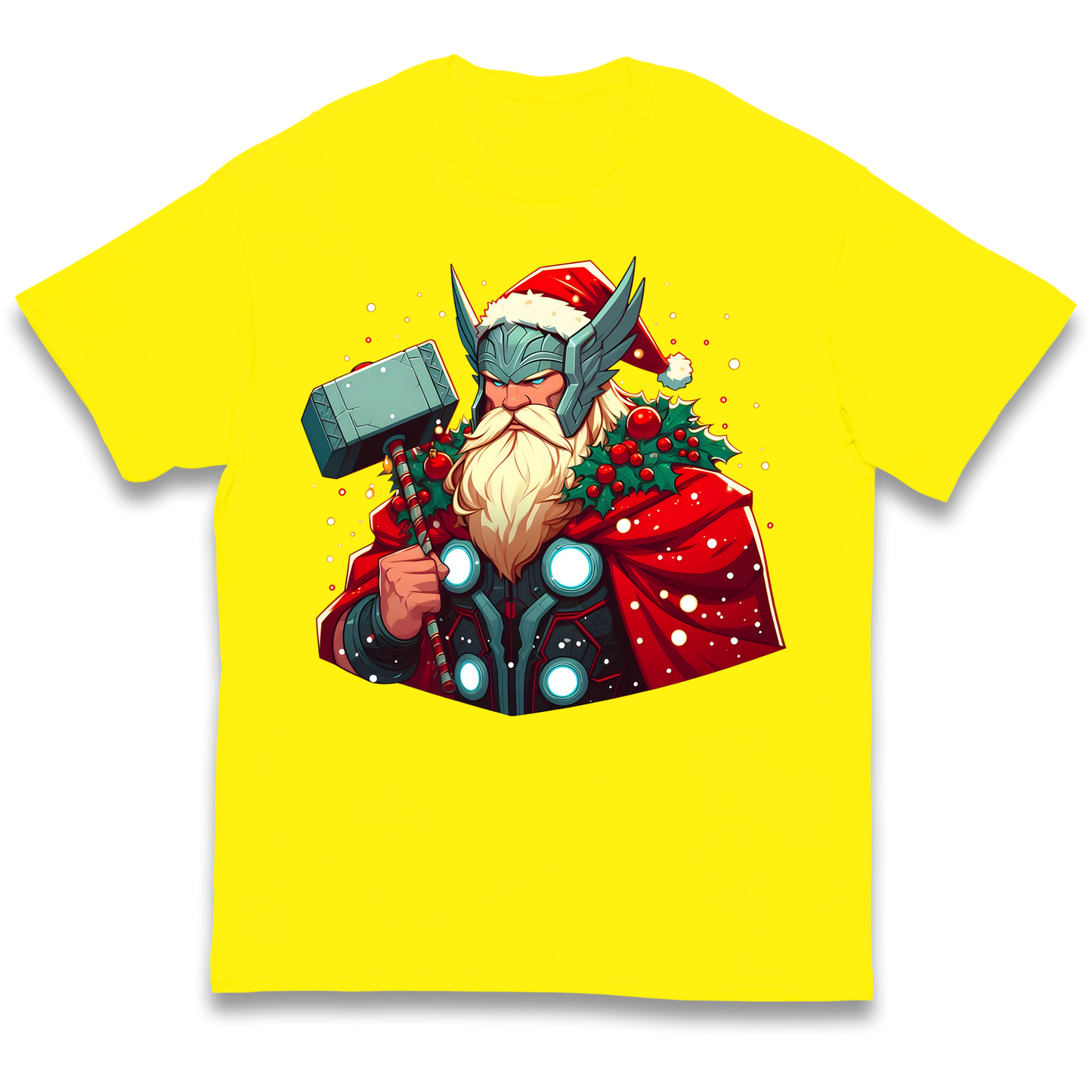 Viking Thor Santa kids t shirt