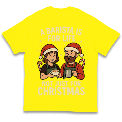 Barista Christmas Kids T Shirt