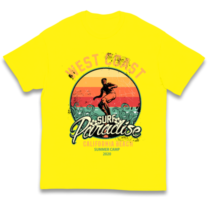 West Coast Surf Paradise kids t shirt