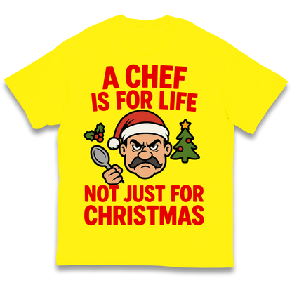 Chef Christmas Kids T Shirt