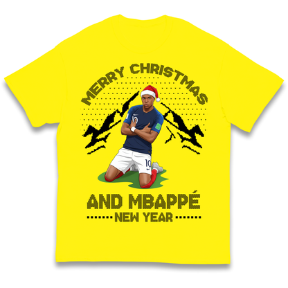 Mbappe Christmas Kids T Shirt