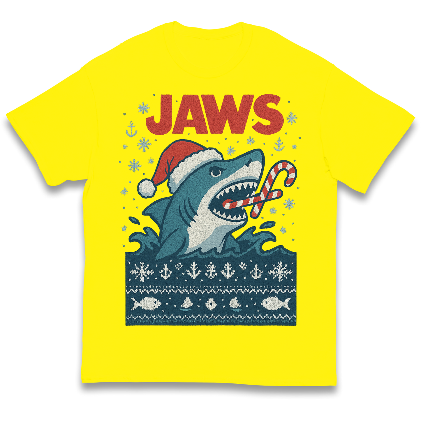Jaws Christmas kids t shirt