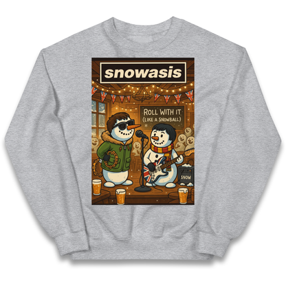 Snowasis Roll Christmas Kids Jumper