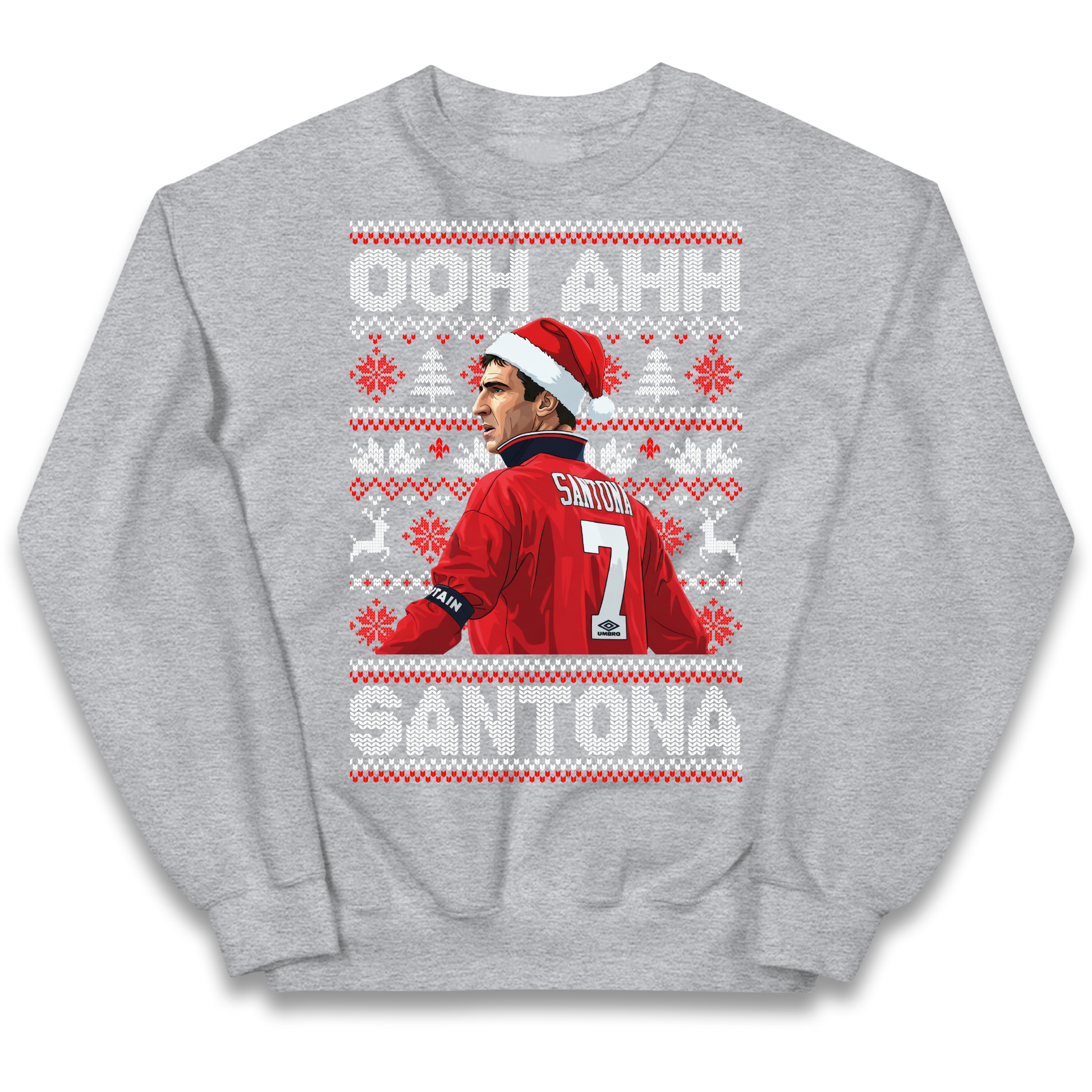 M'nchester United Christmas Kids Jumper