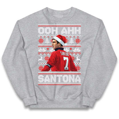 M'nchester United Christmas Kids Jumper