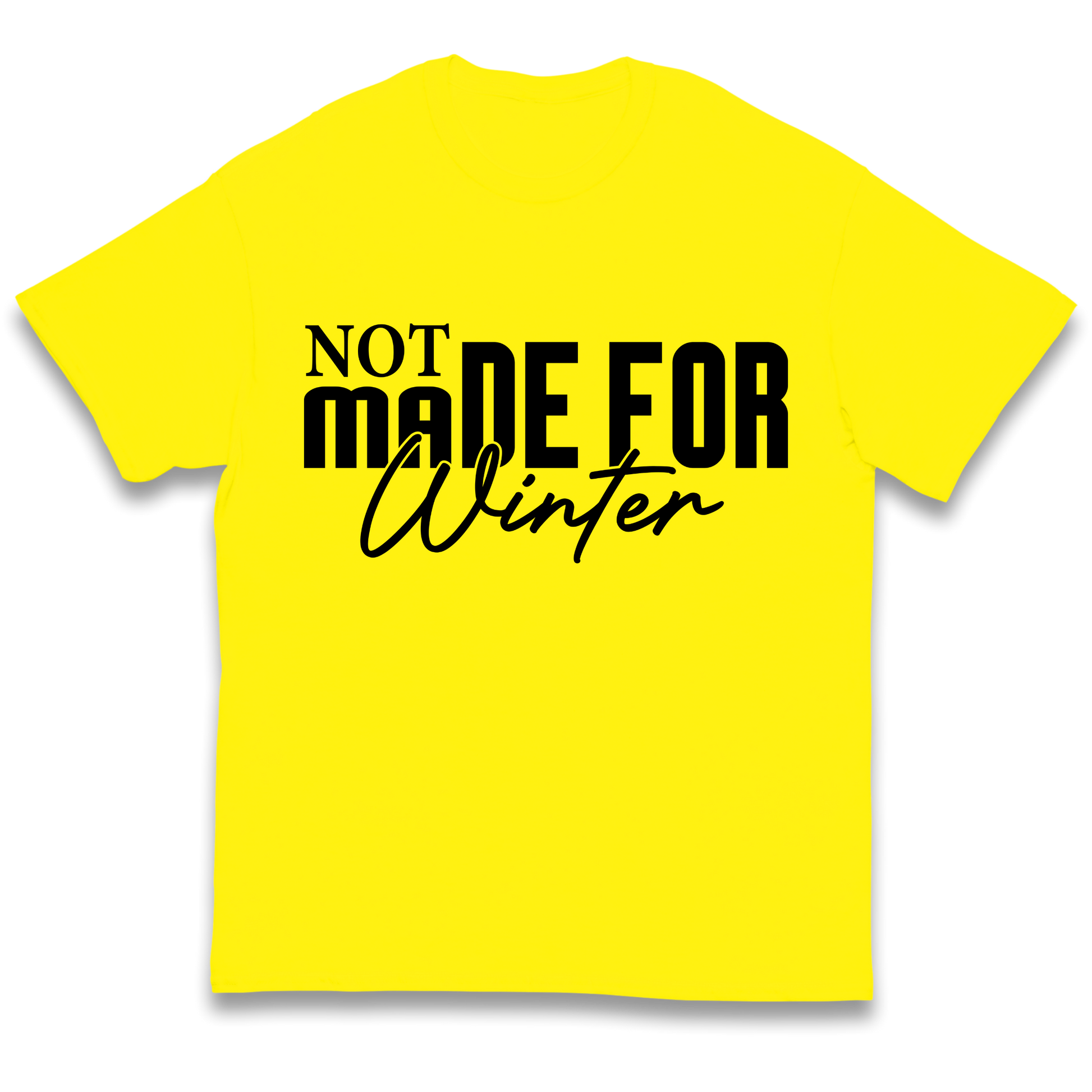 Not Made For Winter Christmas kids t shirt