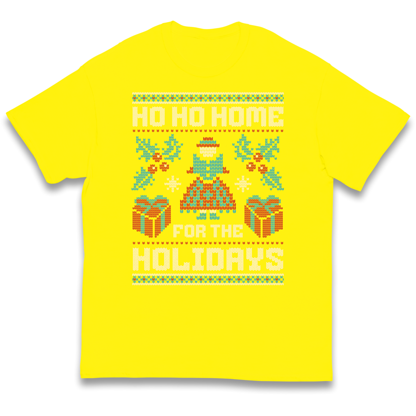 HO HO Home For the Holidays Christmas kids t shirt