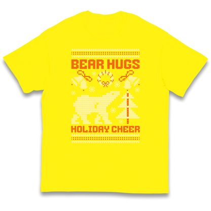 Bear Hugs Holiday Cheer kids t shirt