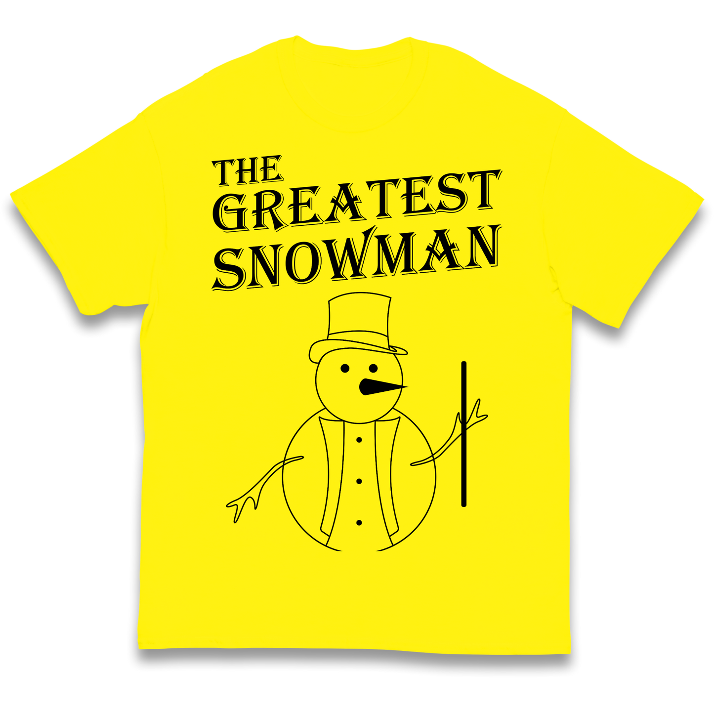 The Greatest Snowman Christmas kids t shirt