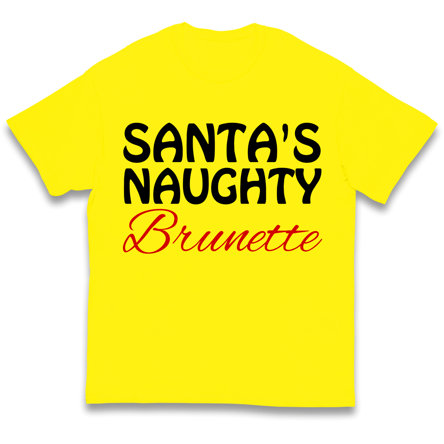 Naughty Brunette Kids T Shirt