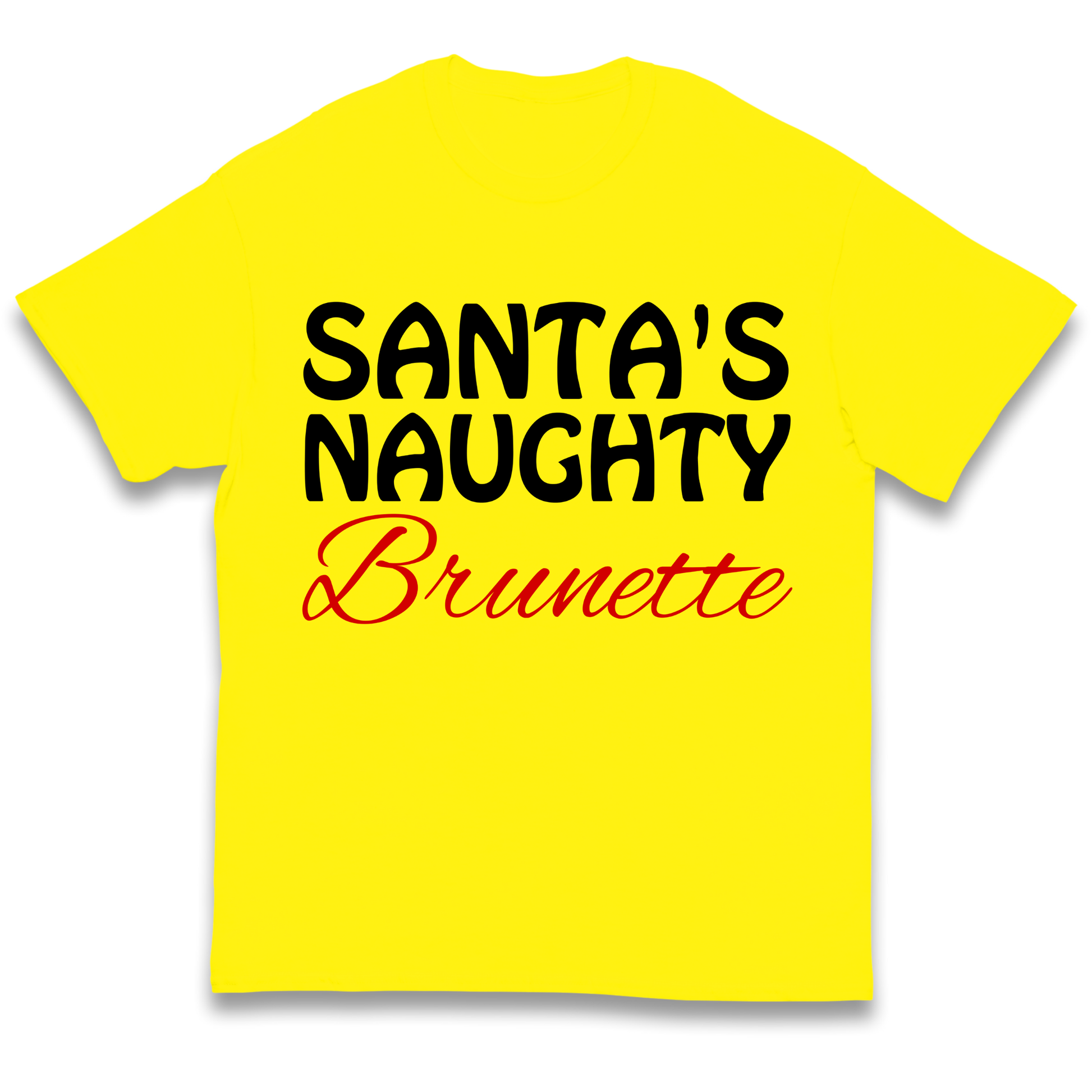Naughty Brunette Kids T Shirt