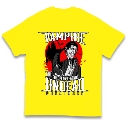 Vampire Undead kids t shirt