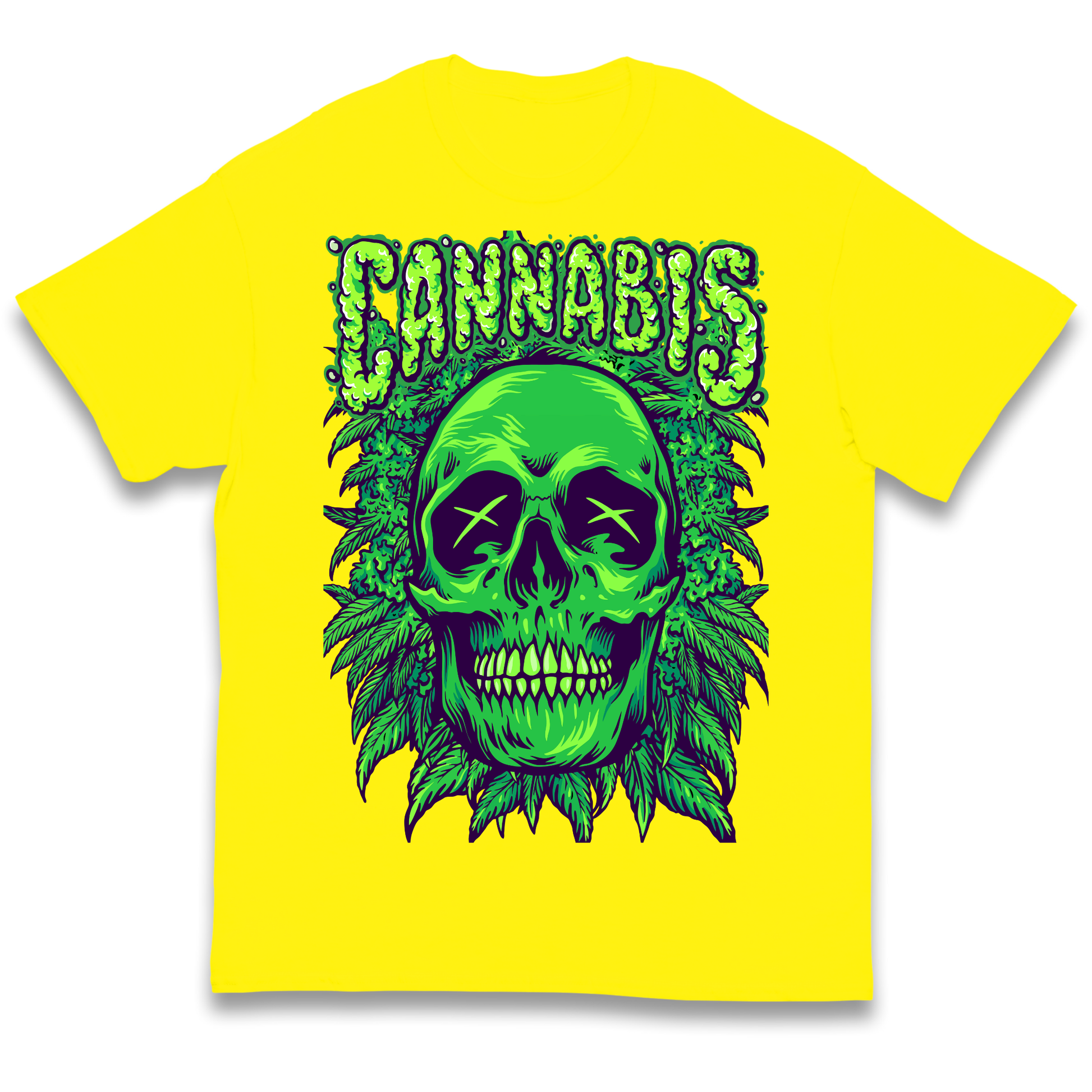 Cannabis Skull kids t shirt