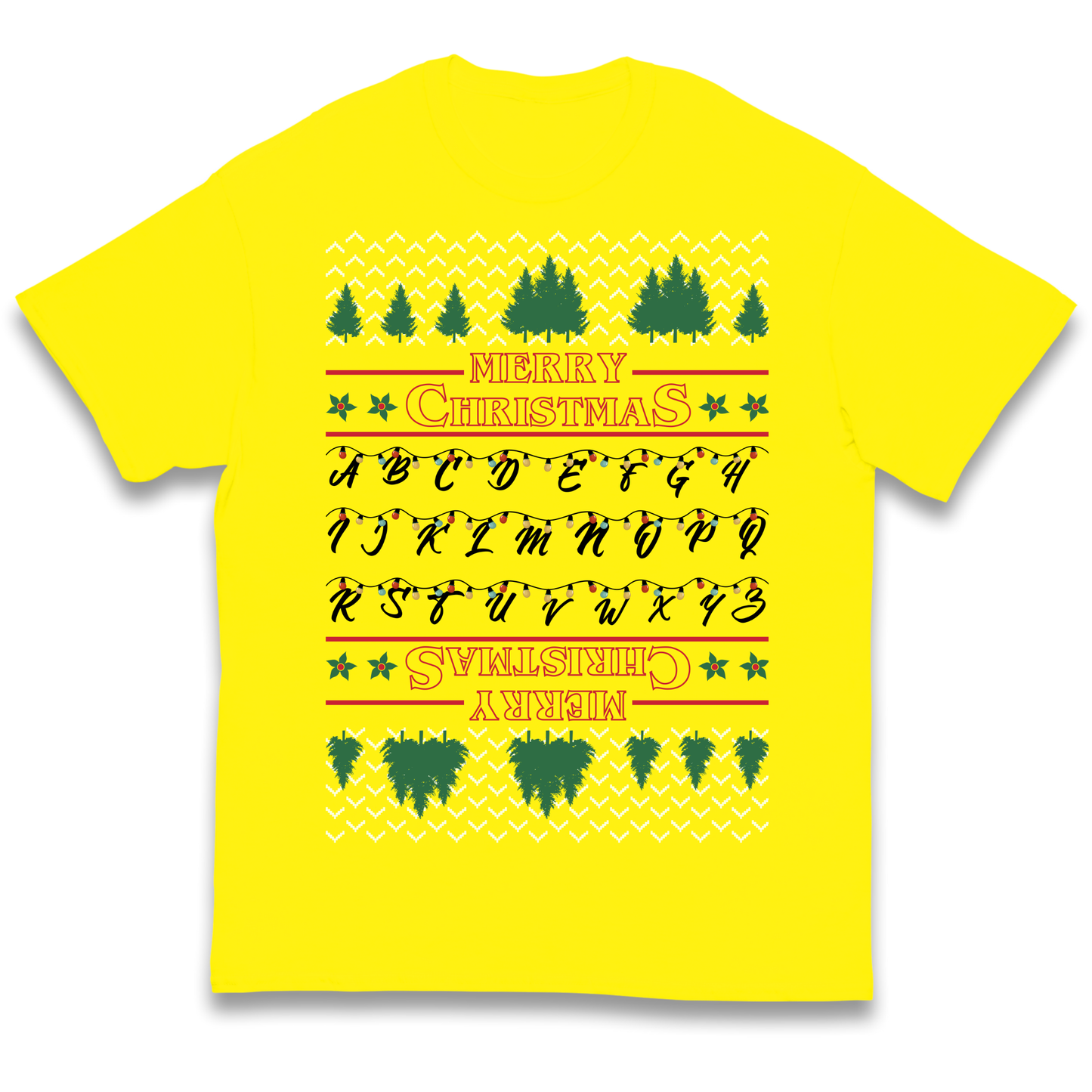 stranger things christmas jumper Kids T Shirt
