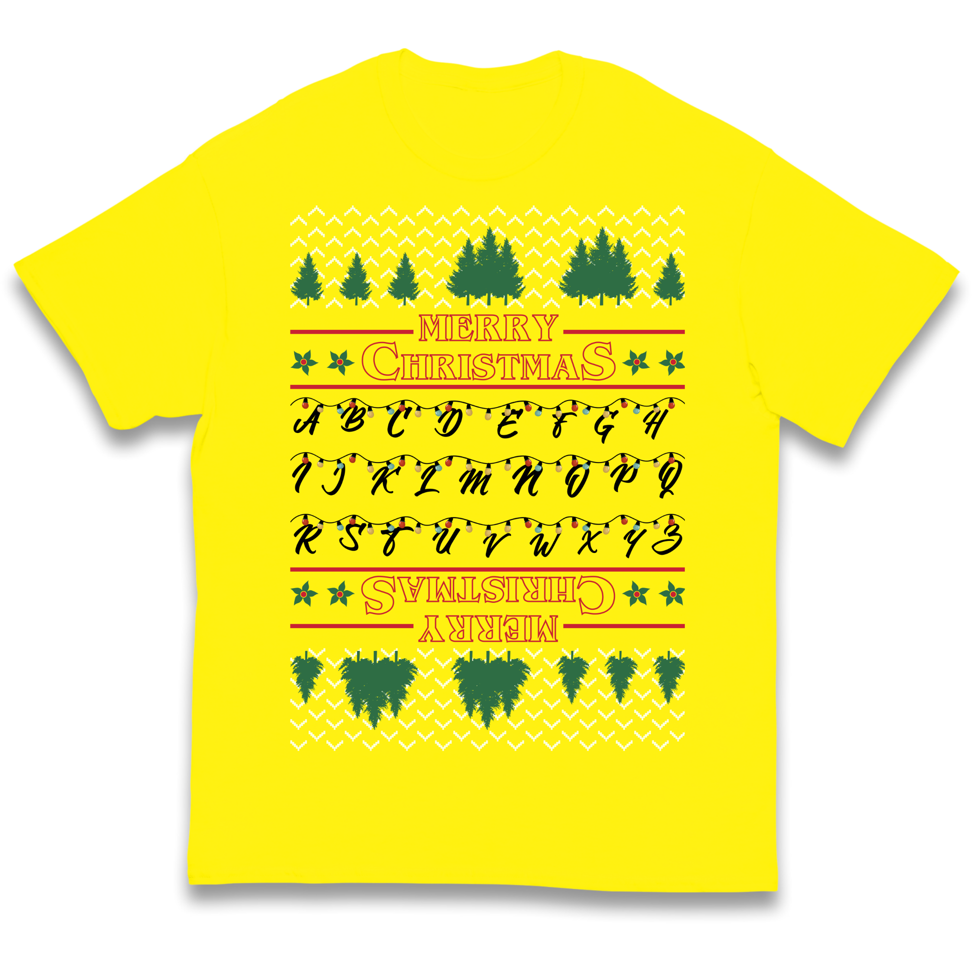stranger things christmas jumper Kids T Shirt