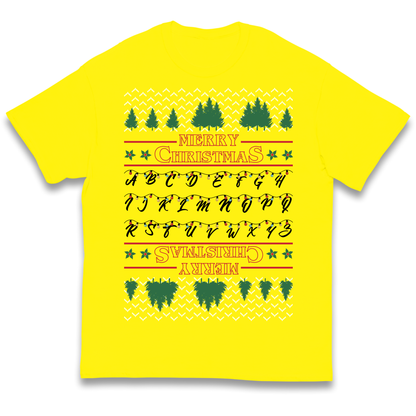 stranger things christmas jumper Kids T Shirt