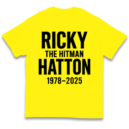 Ricky The Hitman Hatton 1978 2025 kids t shirt
