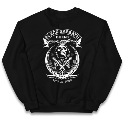 Black Sabbath The End World Tour Kids Jumper