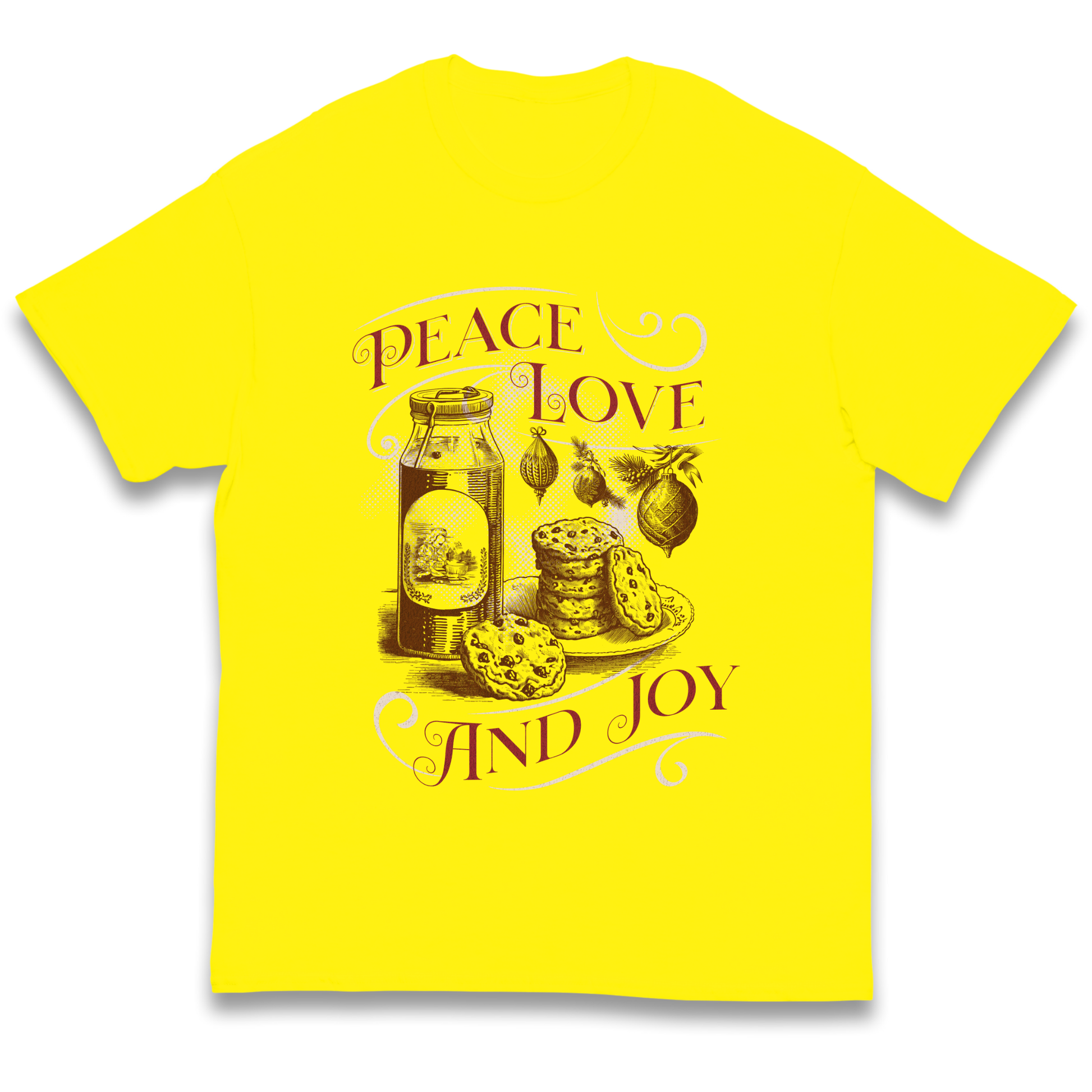 Peace Love And Joy Christmas kids t shirt