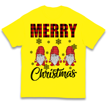 Merry Knomes Christmas Kids T Shirt