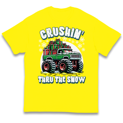 Crushin Thru The Snow kids t shirt