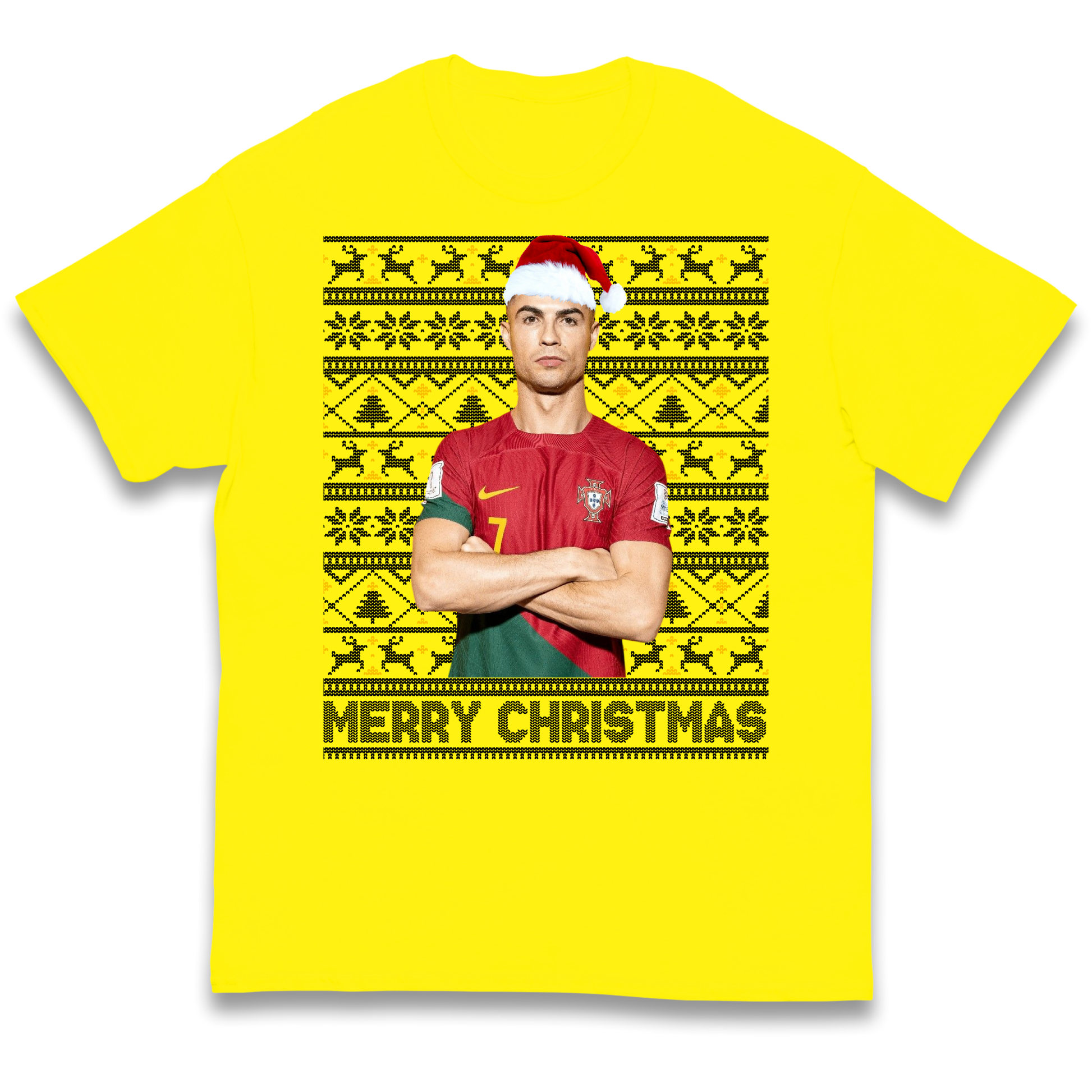 Merry Christmas Ronaldo kids t shirt