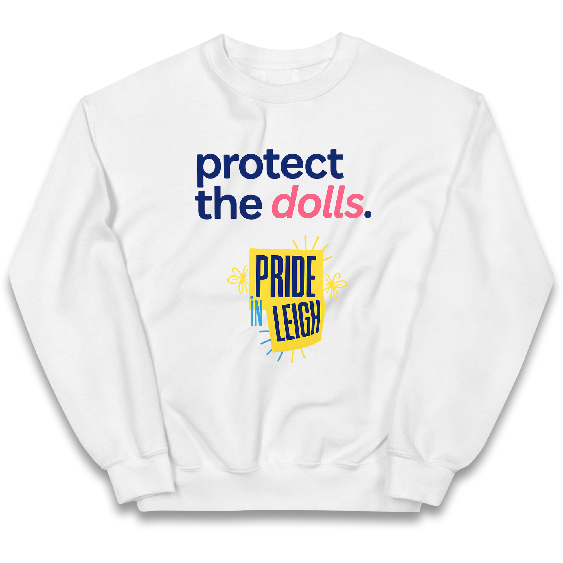Protect The Dolls Slogan kids sweatshirt