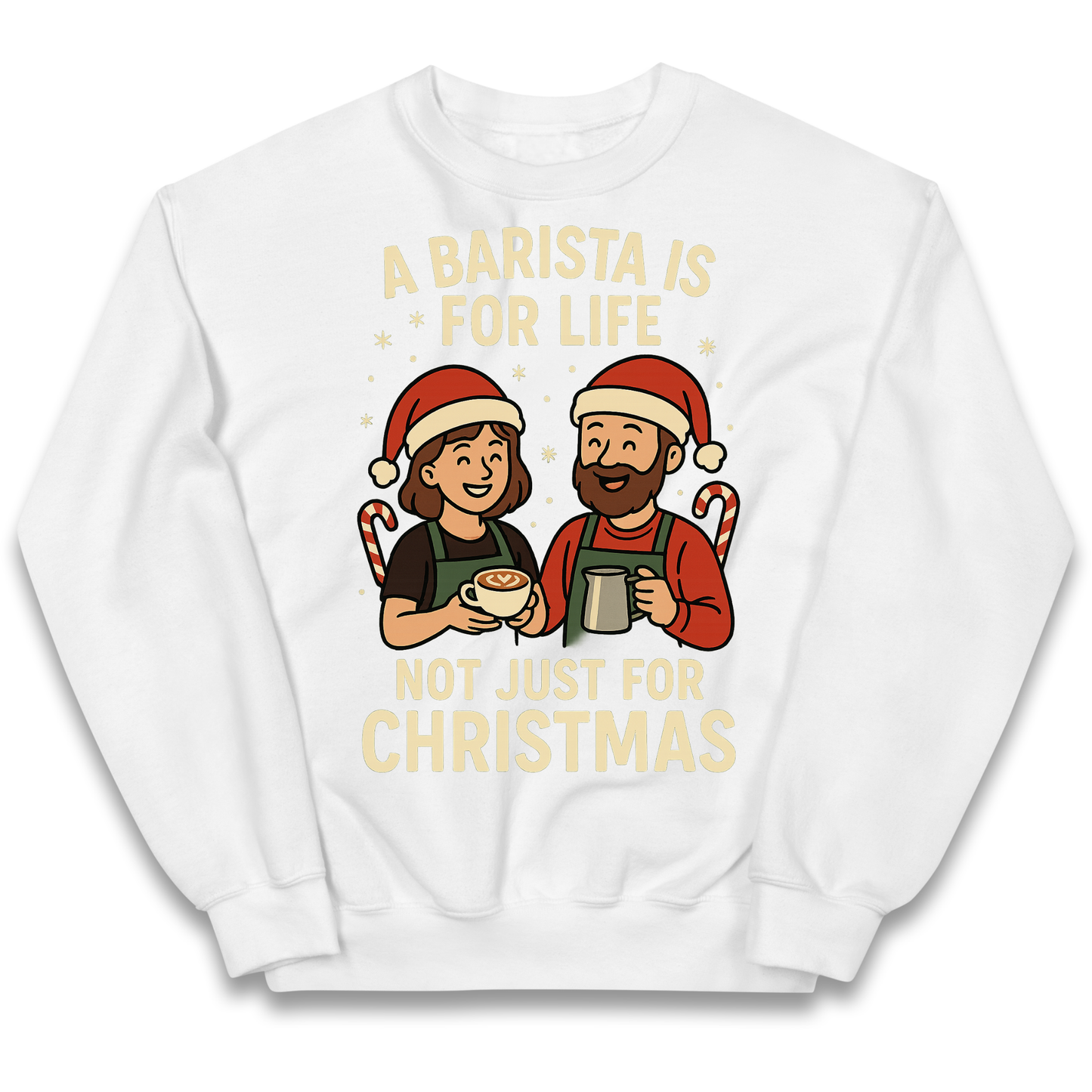 Barista Christmas Kids Jumper