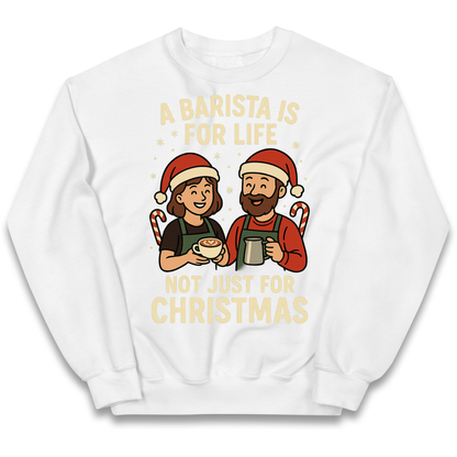 Barista Christmas Kids Jumper