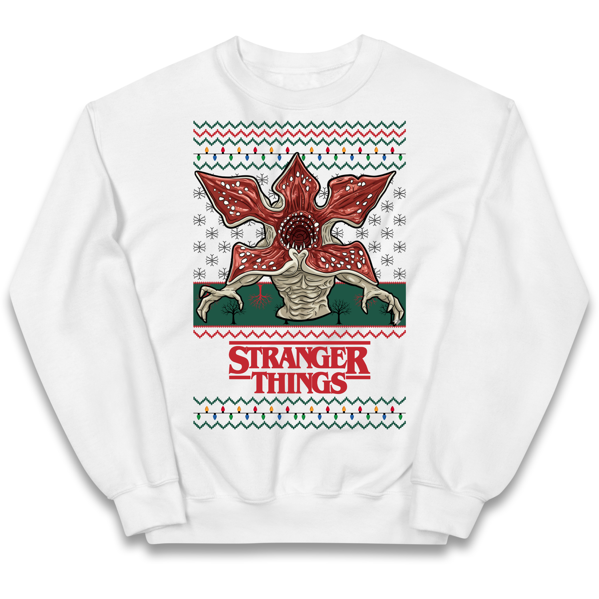 Demogorgon Christmas Kids Jumper