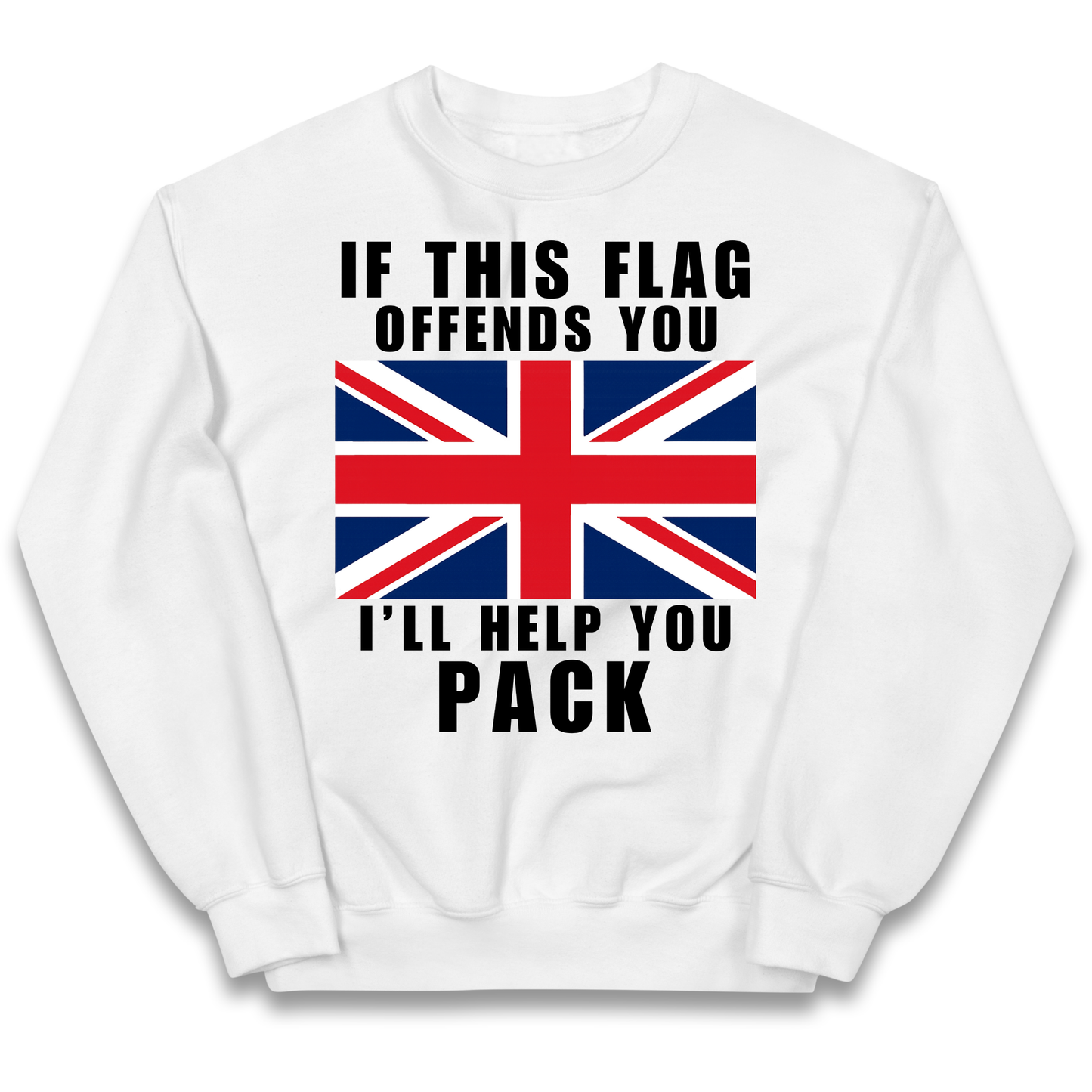 If This Flag Offends You I Will Help You Pack kids sweatshirt
