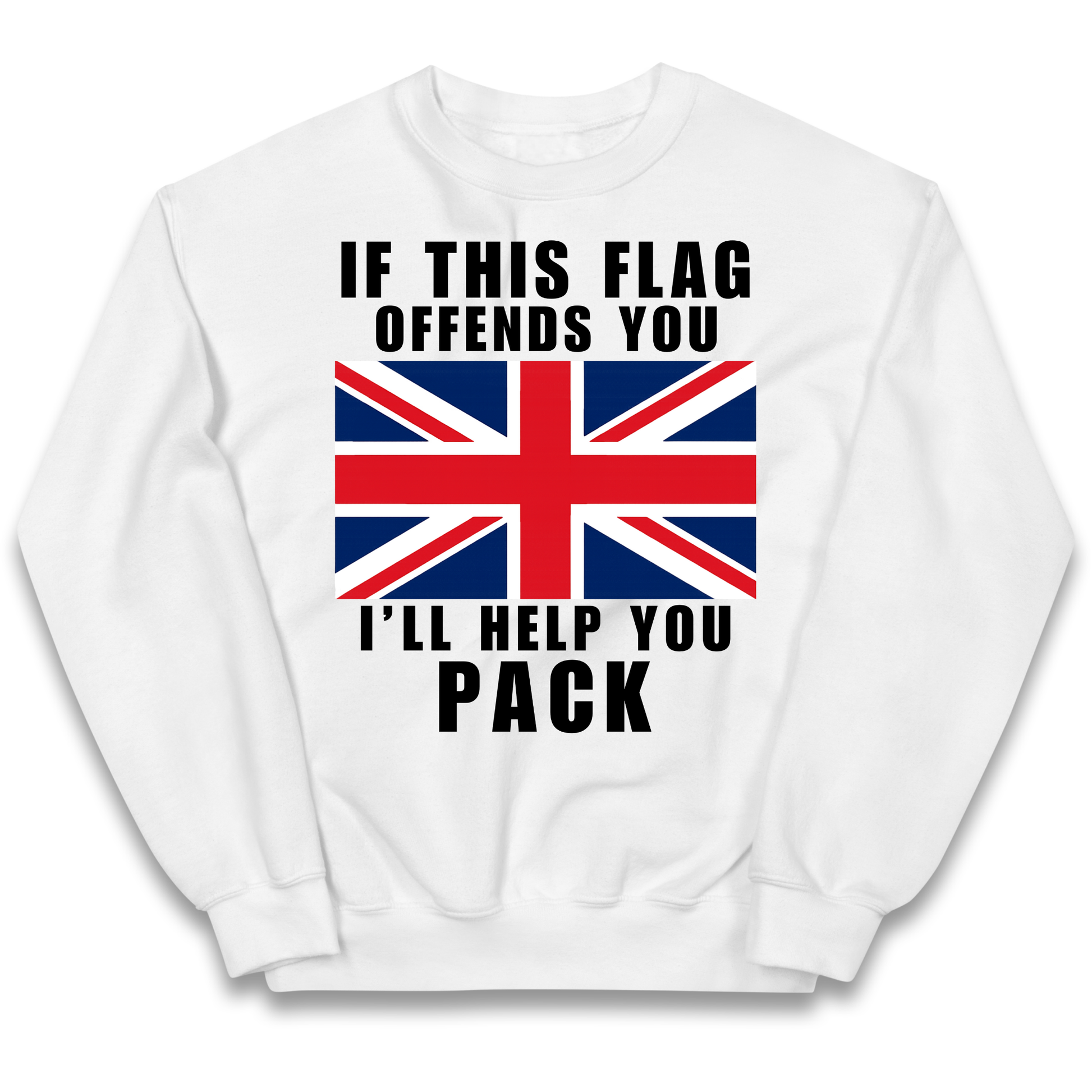 If This Flag Offends You I Will Help You Pack kids sweatshirt