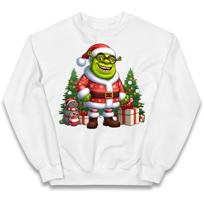 Shrek Santa Claus Presents kids sweatshirt