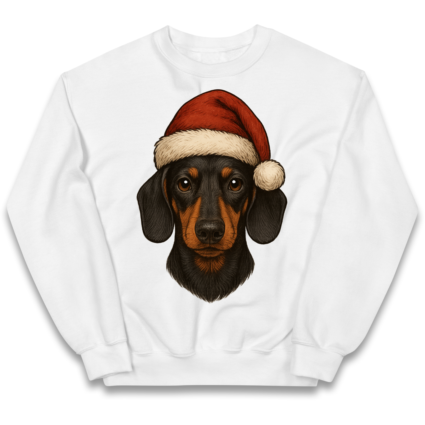 Sausage Dog Christmas Kids Jumper