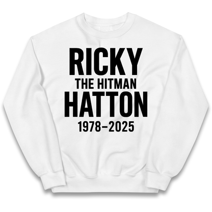 Ricky The Hitman Hatton 1978 2025 kids sweatshirt