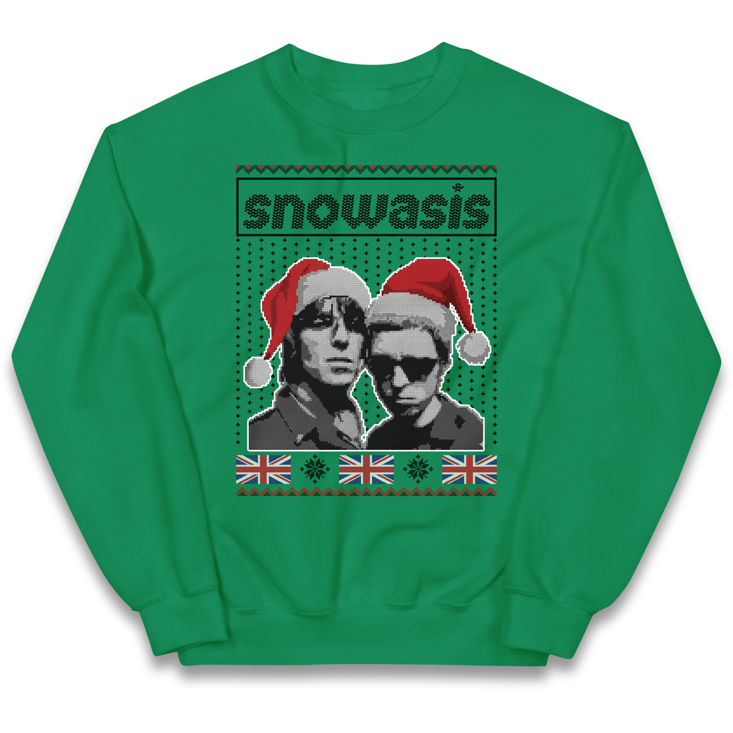 Snowasis Union Jack Christmas Kids Jumper