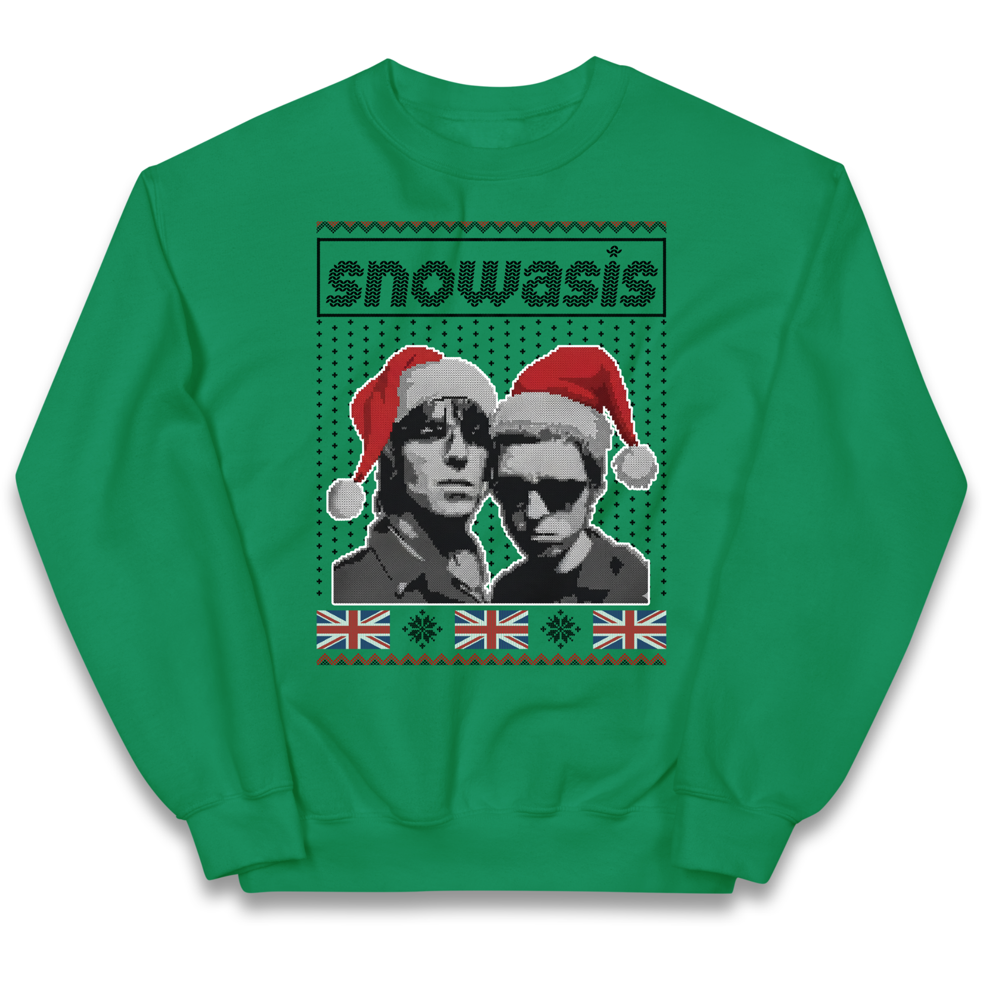 Snowasis Union Jack Christmas Kids Jumper