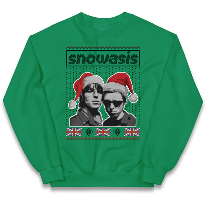 Snowasis Union Jack Christmas Kids Jumper