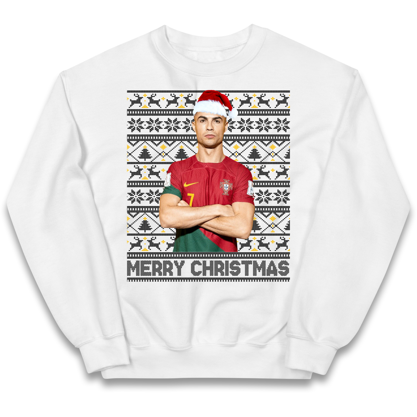 Merry Christmas Ronaldo kids sweatshirt