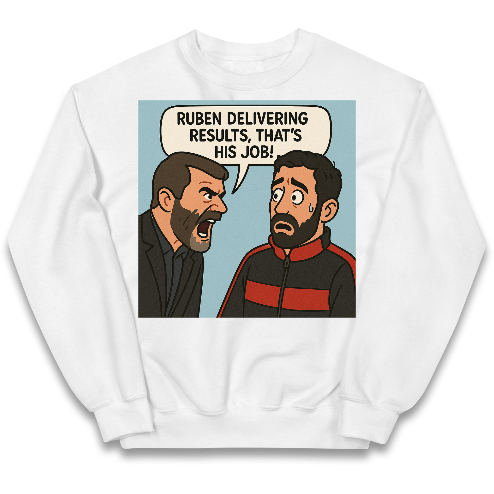 Ruben Delivering Results That's His Job kids sweatshirt