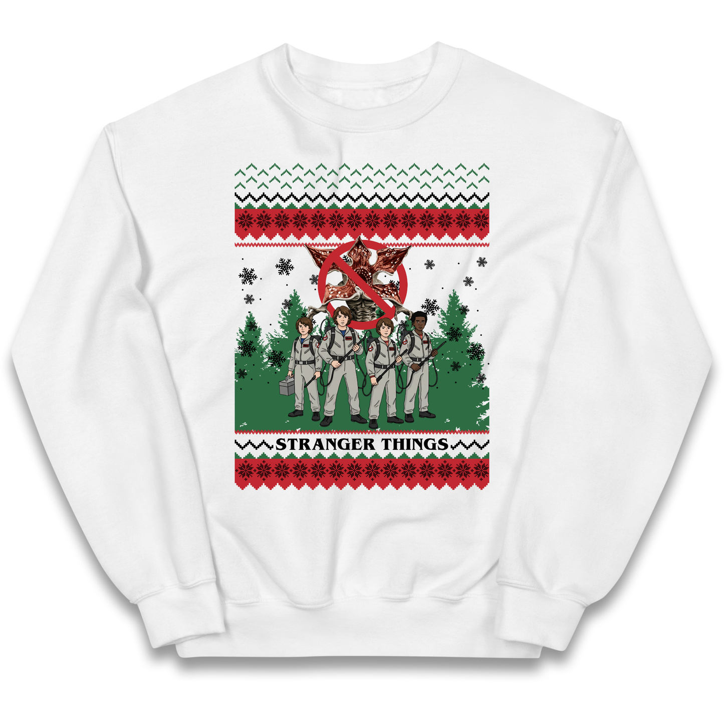 Stranger Things Demogorgon Christmas Kids Jumper