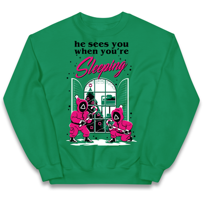 Squid Games Xmas Kids Jumper