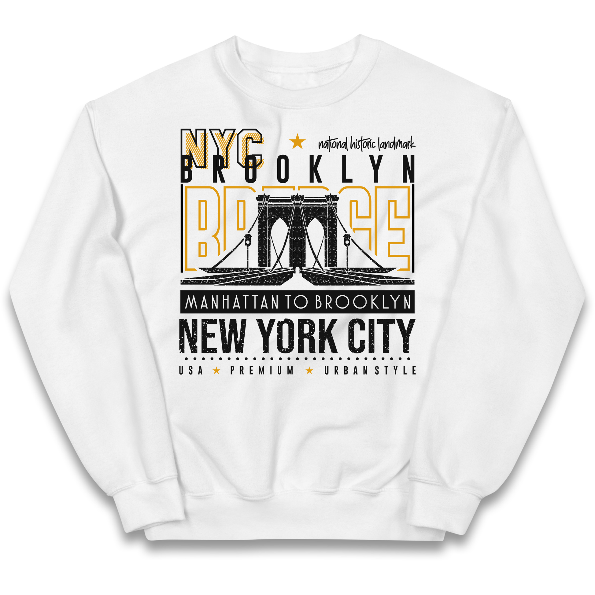 NYC Brooklyn Bridge kids sweatshirt