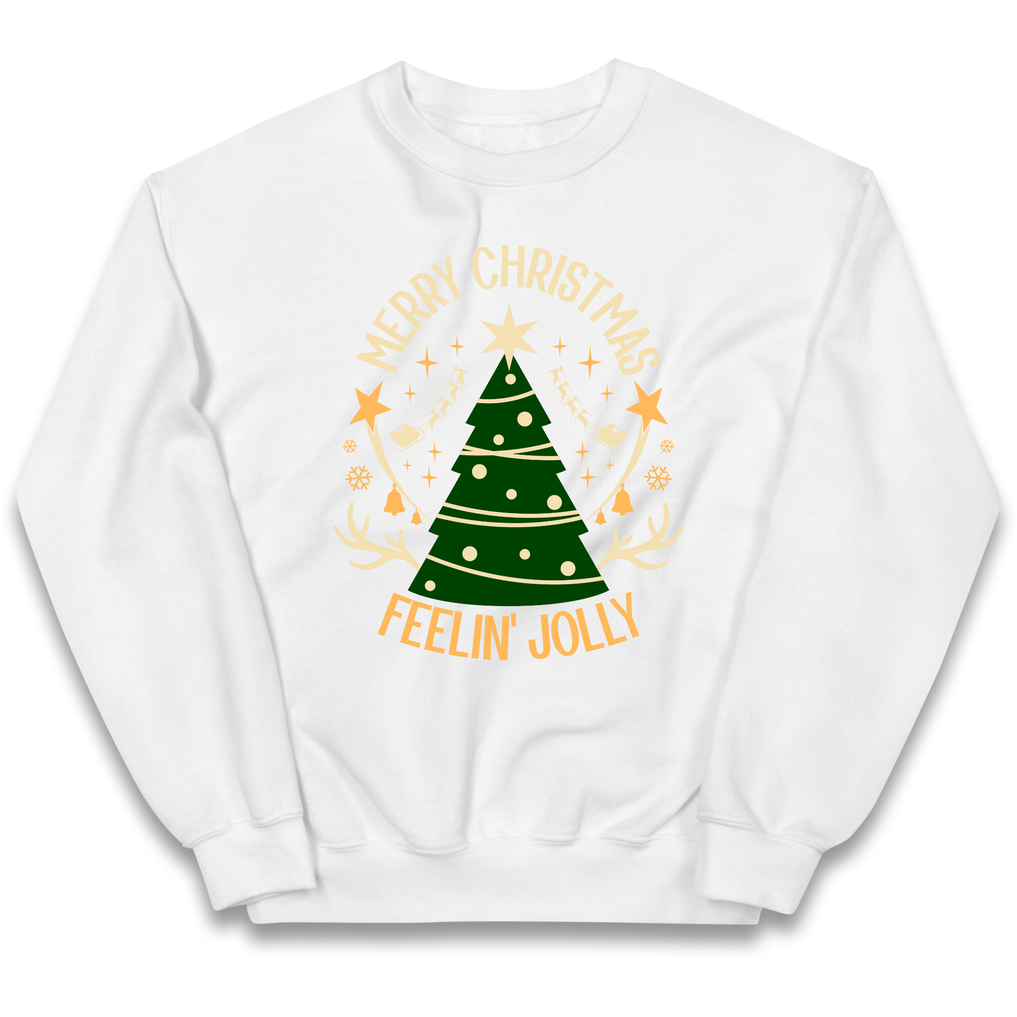 Merry Christmas Feeling Jolly Christmas kids sweatshirt