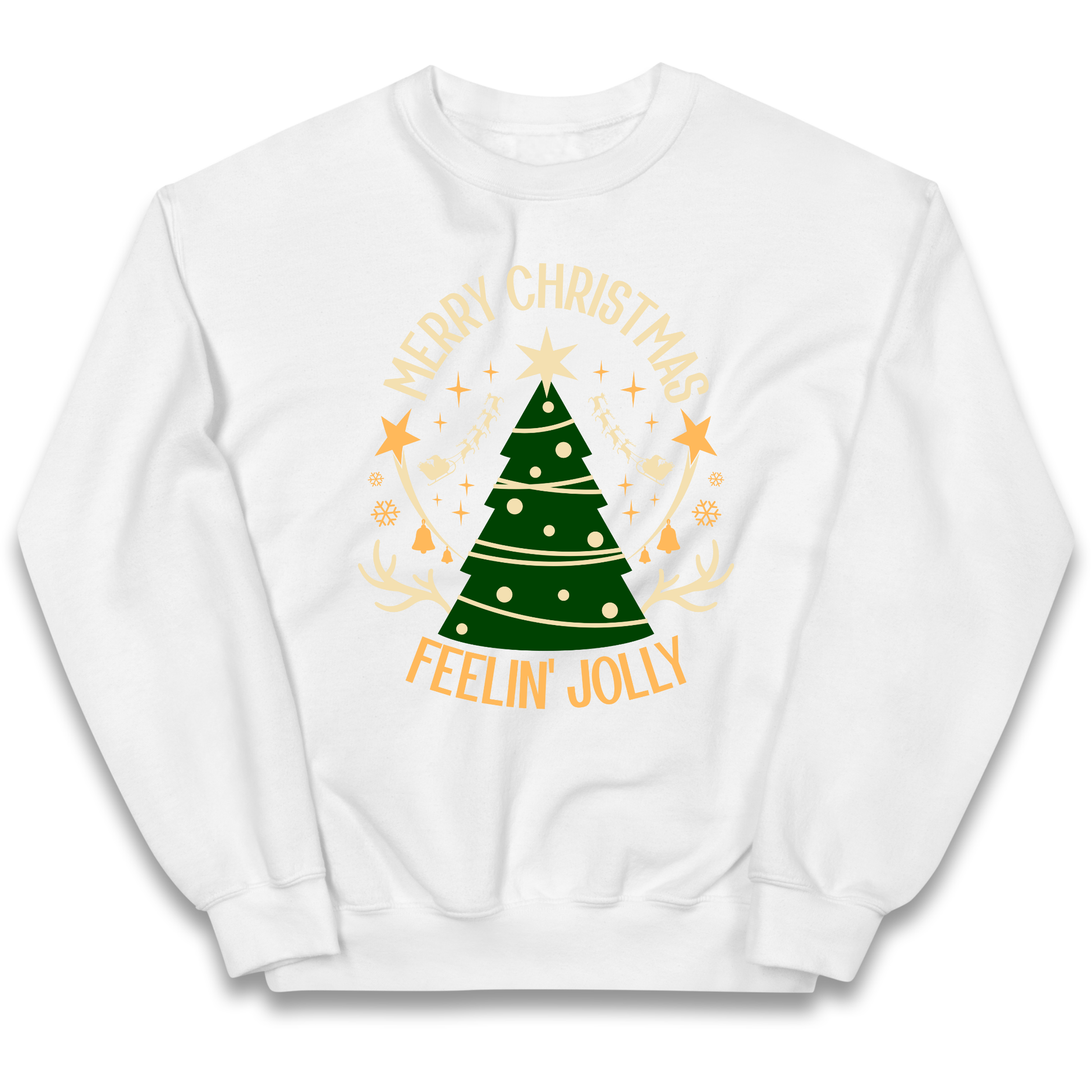 Merry Christmas Feeling Jolly Christmas kids sweatshirt