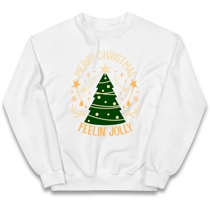 Merry Christmas Feeling Jolly Christmas kids sweatshirt