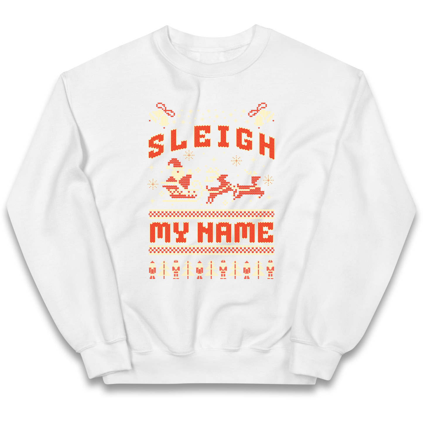 Sleigh My Name Christmas kids sweatshirt