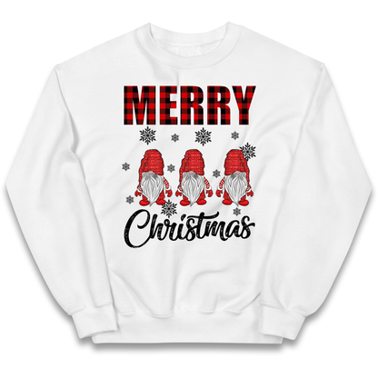 Merry Knomes Christmas Kids Sweatshirt